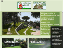 Tablet Screenshot of liguriaverdegiardinaggio.com